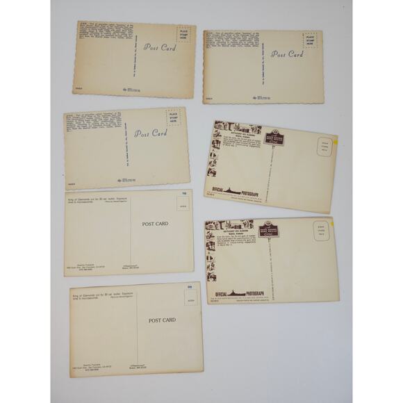 Postcards Vintage Lot Of 16 Blank Jackie O NASA Dentist George Bush Kennedy - Picture 11 of 14